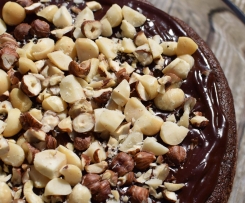 Bitter Chocolate Hazelnut Cake (variation of Magic Bean cake)