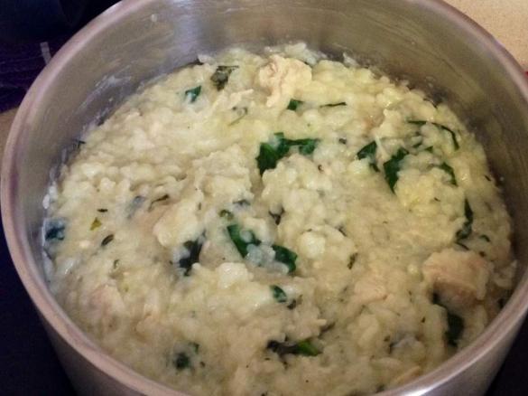 Chicken and Spinach Risotto