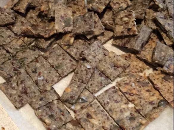 Chia Seed Gluten Free Crackers