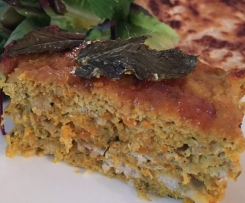 Indian inspired chicken loaf