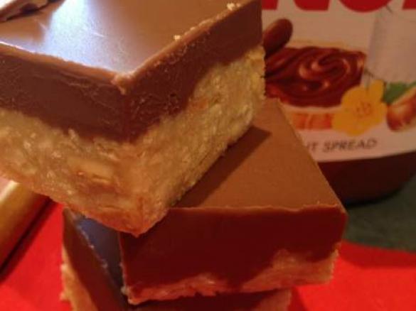 Lindt Chocolate Hazelnut Slice