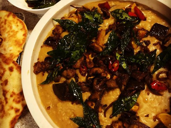 Jamie Oliver’s eggplant dhal