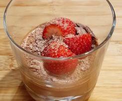 Gut friendly chocolate panna cotta