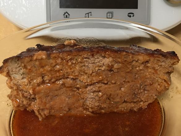 Grandma's Meatloaf with home-made sauce