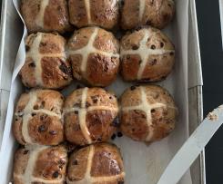 Spicy Brioche Hot Cross Buns