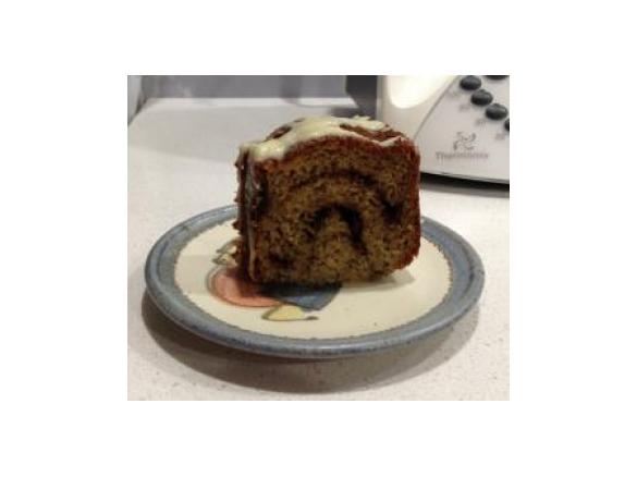 Cinnamon Ripple Banana Cake