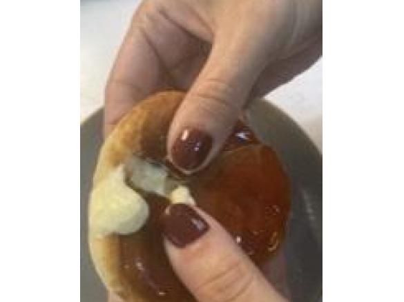 Rima’s tastyfood cremè brûlée donuts