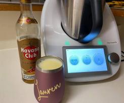 White chocolate and rum hot chocolate