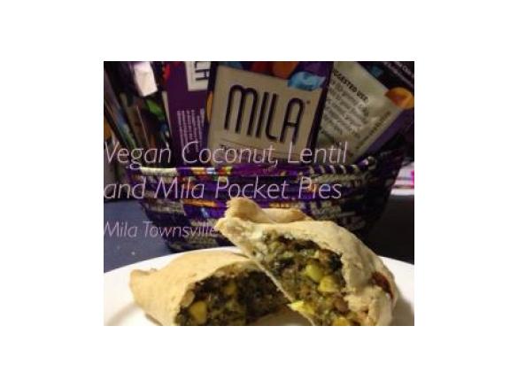 Chia, Coconut, Lentil and Vegetable Pocket Pies