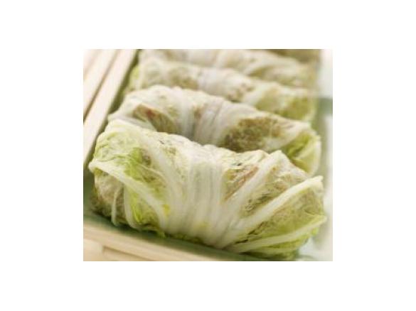 Stuffed Cabbage with Porcini Mushroom Sauce