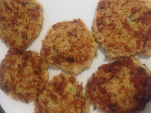 Brown Rice & Salmon Patties