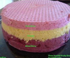 Layered Fruity Dream Ice cream Cake - ThermoFun