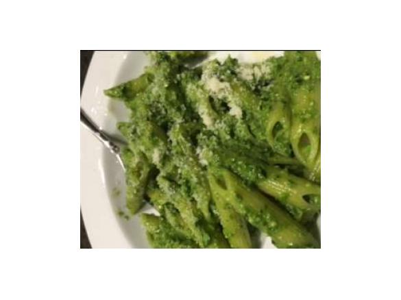 Penne with Spinach Sauce
