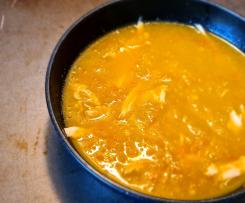 Fresh Veg and Chicken Soup with Steamed Chicken