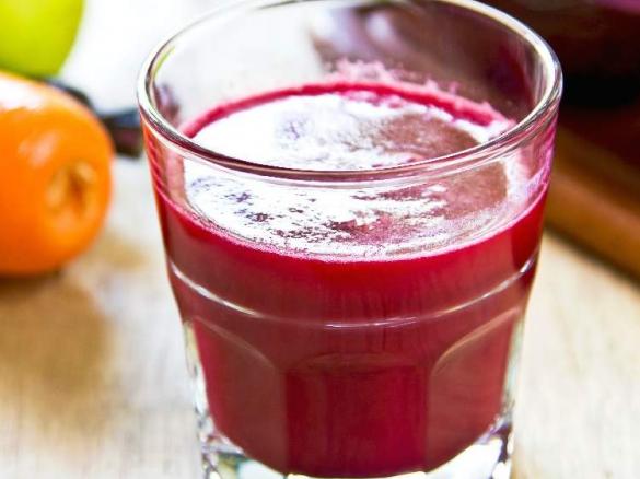 Beetroot, Carrot & Pear Juice with Ginger & Lime
