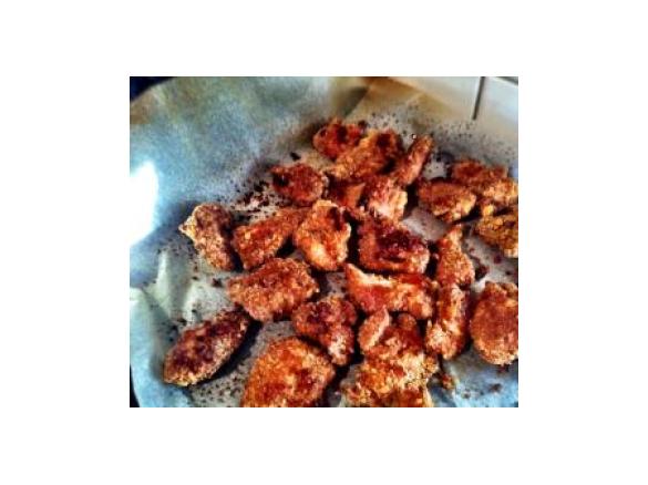 Crunchy chicken nuggets