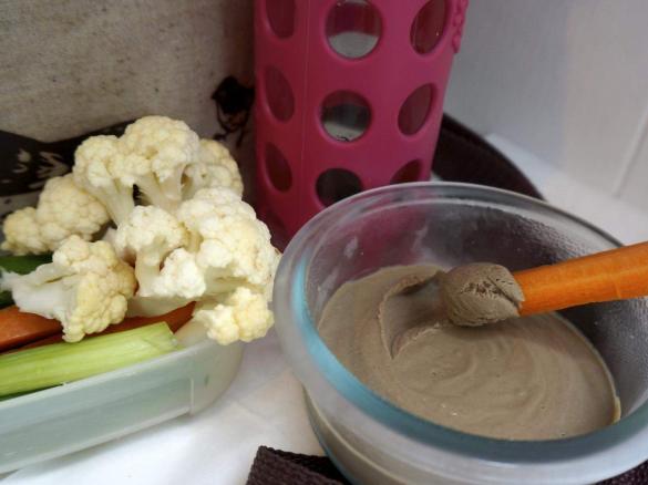 Silky Chicken and Apple Pate with Dippers - Back to School Lunchbox Snack 