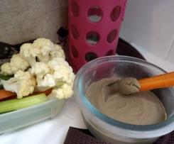 Silky Chicken and Apple Pate with Dippers - Back to School Lunchbox Snack 