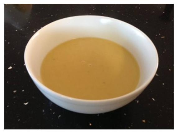 Pumpkin Soup with Peanut Butter