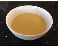 Pumpkin Soup with Peanut Butter