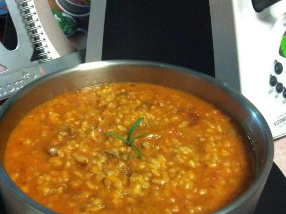 Lamb Shank and Sweet Potato Risotto