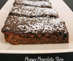 Chewy Chocolate Slice