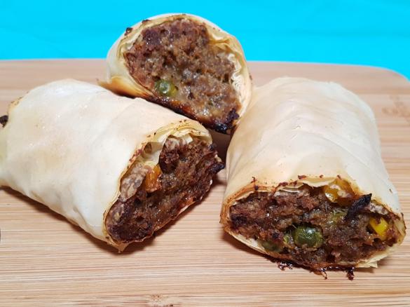 Hunters Healthy Beef and Veg Sausage Rolls