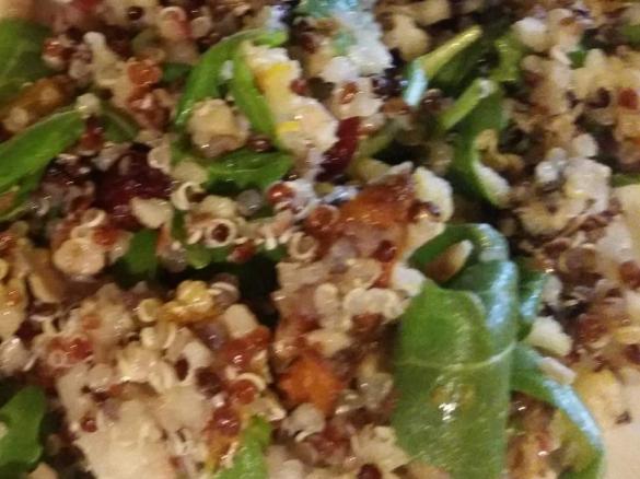 Clone of Quinoa, Apple & Cranberry Salad with Maple Dressing 