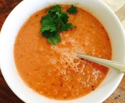 Spicy Watermelon Tomato Gazpacho