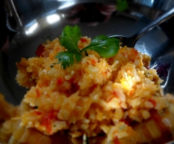 LCHF, Paleo Chilli Cauliflower Rice