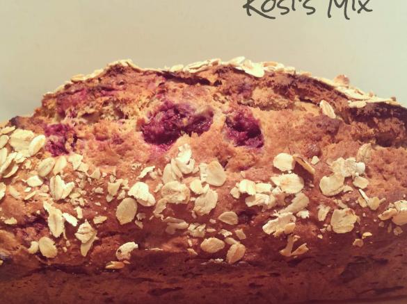 Raspberry and Banana Breakfast Loaf