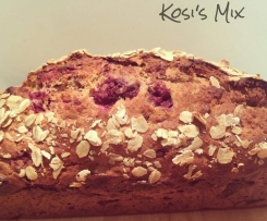 Raspberry and Banana Breakfast Loaf