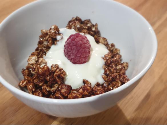 No more coco pops- Puffed Buckwheat choc cereal