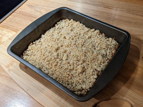 Apple Crumble (trying to be healthy)