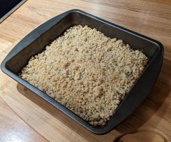 Apple Crumble (trying to be healthy)