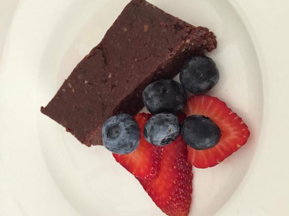 Healthy Raw Chocolate Brownies