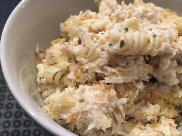 Chicken Kiev Pasta Bake