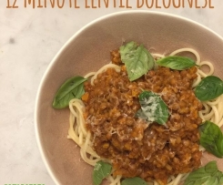 Quick Lentil Bolognese