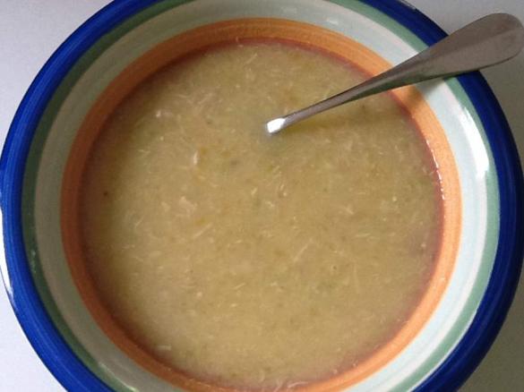 Cream of Chicken and Vegetable Soup