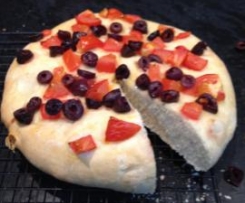 Tomato and Olive Foccacia