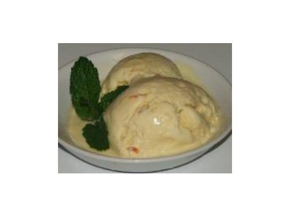 Coconut Icecream with Saffron