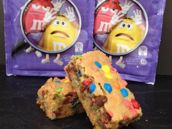 M&M Cookie Bars