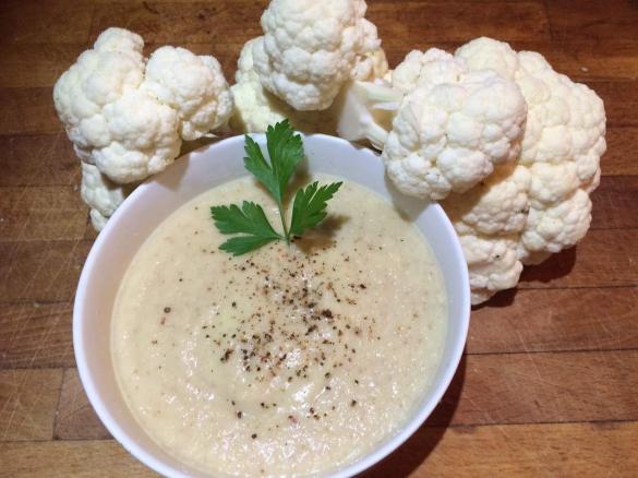 Cauliflower and Bacon Soup