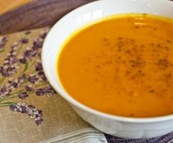 Autumn Spiced Sweet Potato and Carrot Soup