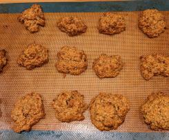 Oat, date and banana cookies (no sugar)