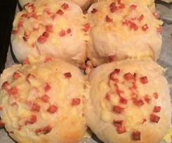 Super Soft Cheese and Bacon Rolls