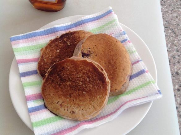 Fluffy Mixed Berry Vegan Pancakes