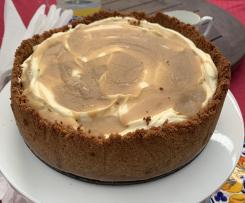 Variation Donna Hay's Salted Caramel and Vanilla Baked Cheesecake