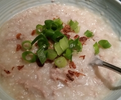 Congee with pork mince