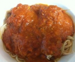 Meatballs and spaghetti
